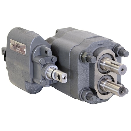 Buyers Products Remote Mount Hydraulic Pump With Manual Valve And 2-1/2 Inch Diameter Gear C1010